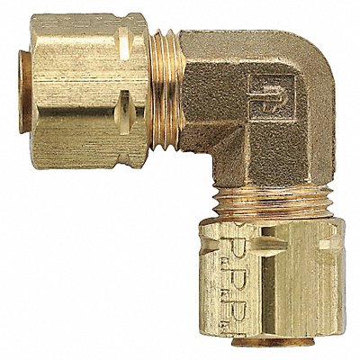 PARKER 165CA6 Union Elbow 90 Brass Comp 3/8In PK10