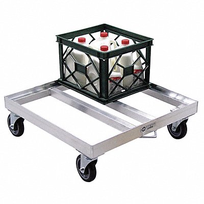 GRAINGER 1622 Milk Crate Dolly 28 in L 26 3/4 in W