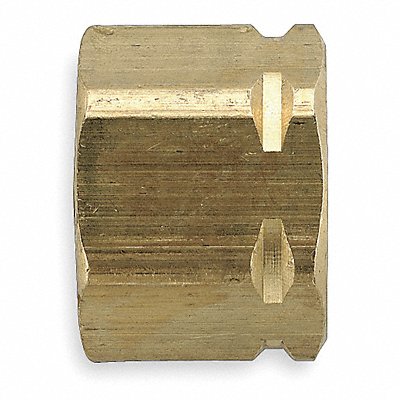 PARKER 61CA3 Tube Nut Brass Comp 3/16In PK100