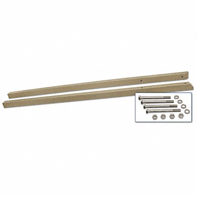 UNITED VISUAL PRODUCTS UVMCPSAND Sign Post Light Brown 10 ft L PK2