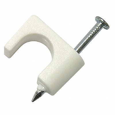 GARDNER BENDER PSW165 Cable Staple 1/4In Plastic Coaxial Pk50
