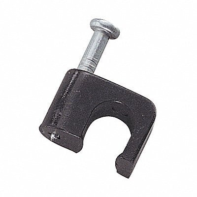 GARDNER BENDER PCS100 Cable Staple 1/4In Plastic Coax Pk100