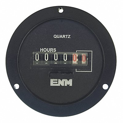 ENM T55A2A Electro-Mechanical Hour Meter Round