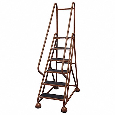 COTTERMAN ST601A2C4P5 D5248 Rolling Ladder Handrail Platform 54 In H