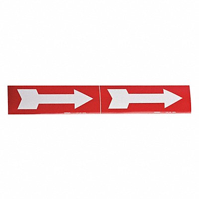 BRADY 76505 D3449 Pipe Marker (Arrow) 2 1/4in H 7in W