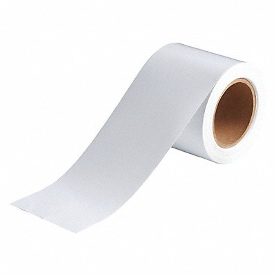 BRADY 91433 D3617 Pipe Marking Tape White 4in W 90ft Roll L