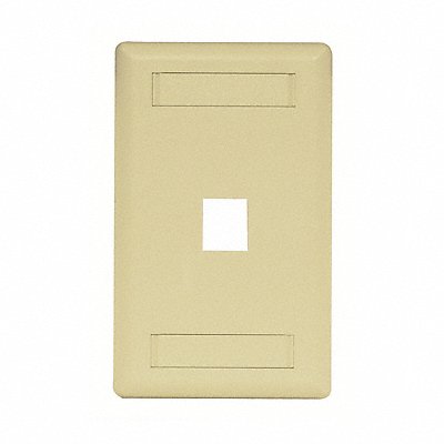 HUBBELL PREMISE WIRING IFP11EI Wall Plate 1 Port