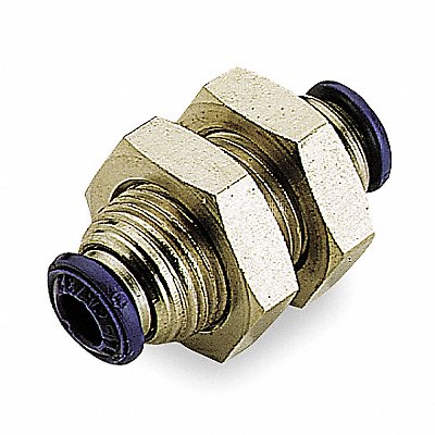 AIGNEP USA 8805008 Bulkhead Union 1/2 In NP Brass PK10