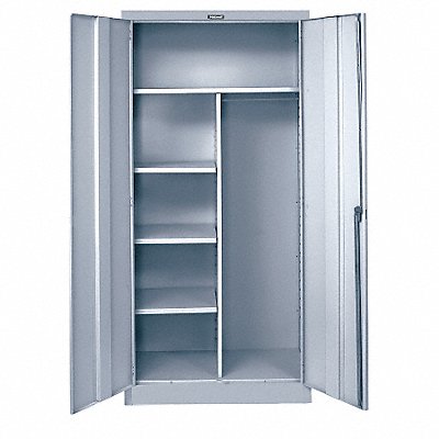 HALLOWELL 855C18PLAM Storage Cabinet 78 x36 x18 LtGry 4 Shelves