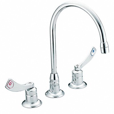 MOEN COMMERCIAL 8225 Gooseneck Chrome Moen M-Dura Brass