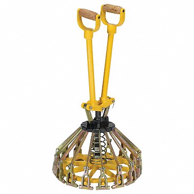 GRAINGER PLC5 Pail Lid Closer Yellow Steel 26 in