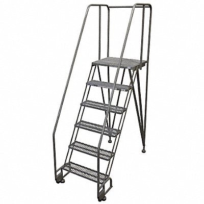 COTTERMAN 6STRA1E20C1P6 Tilt and Roll Ladder Welded Handrail 60 in H