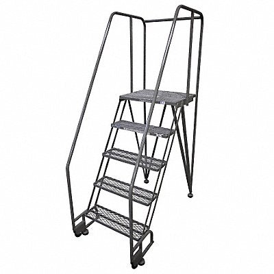 COTTERMAN 5STRA3E20C1P6 Tilt and Roll Ladder Welded Platform 50In H