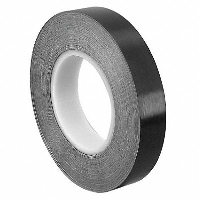 TAPECASE 15D359 Film Tape 1 in x 36 yd Black 10 mil