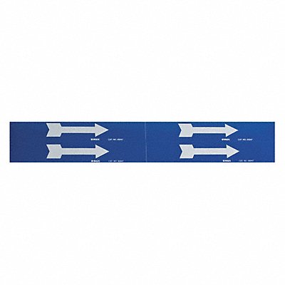 BRADY 93247 D3383 Pipe Marker (Arrow) 1 1/8in H 7in W