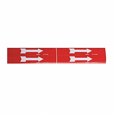 BRADY 93252 D3383 Pipe Marker (Arrow) 1 1/8in H 7in W