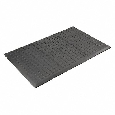 WEARWELL 502 Antifatigue Mat Black 3ft.x5ft.
