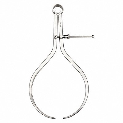 STARRETT 79B12 Outside Spring Caliper Stl Quick-Spring