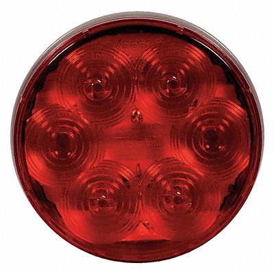 MAXXIMA M42344R Stop/Turn/Tail Light Round Red  L