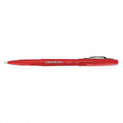UNIVERSAL ONE UNV50503 Rollerball Pens Red PK12