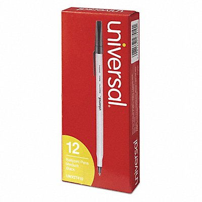 UNIVERSAL UNV27410 Ballpoint Pens Black PK12