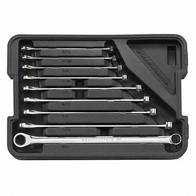 GEARWRENCH 85998 Ratcheting Wrench Set SAE 12 pt. 9pcs