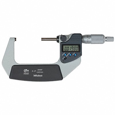 MITUTOYO 29334230 Digital Micrometer Outside 2 to 3 In