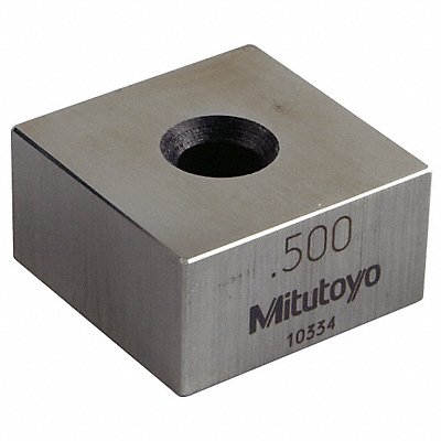 MITUTOYO 614195531 Gage Block Square Steel 0.500 In ASME 0