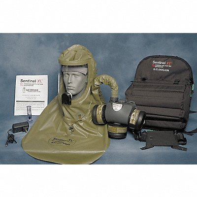 ILC DOVER S500002 PAPR System CBRN Butyl Hood Belt-Mount