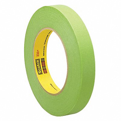 3M 233401 Masking Tape 7/16 W 60 yd L Green PK10