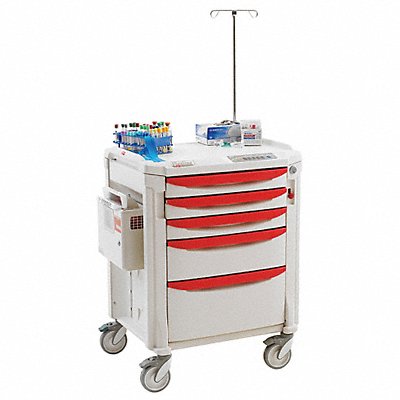 METRO FLIV IV Therapy Cart 38-1/2Hx32 1/4Wx22 3/8D