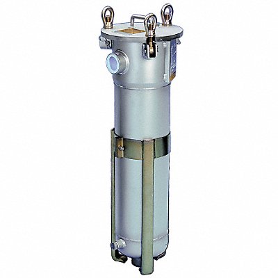 PARKER 4LFE612 Filter Housing 33 H 12 1/4 Dia Silver
