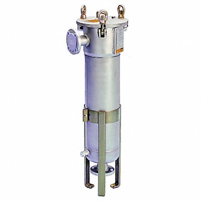 PARKER 4LFE612F Filter Housing 33 H 14 1/2 Dia Silver