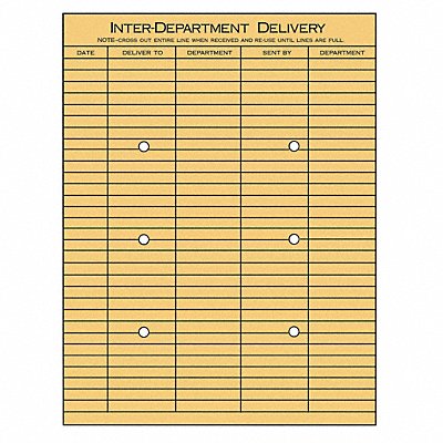 UNIVERSAL UNV63568 Interoffice Envelopes 13 H 10 W PK100