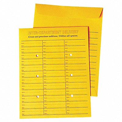UNIVERSAL ONE UNV63570 Interoffice Envelopes 13 H 10 W PK100