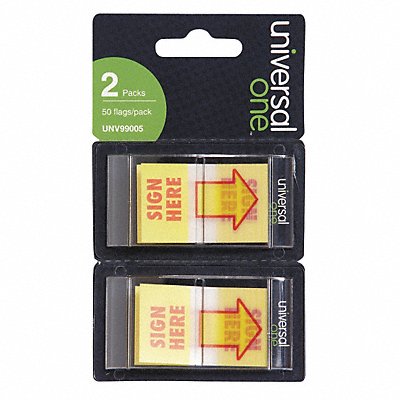 UNIVERSAL ONE UNV99005 Sticky Arrows 1 x 1-3/4 PK100