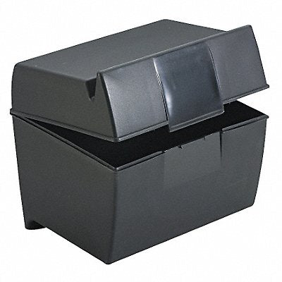 OXFORD OXF01461 Index Card File Box For 4 x 6 Cards Blk
