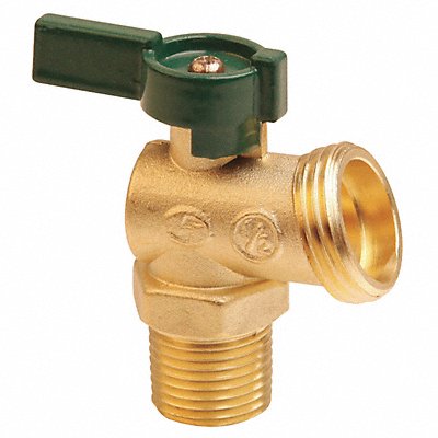 GRAINGER 6PEA0 Boiler Drain Valve Quarter Turn 1/2 In
