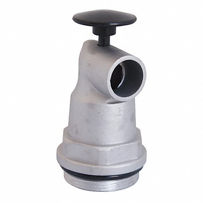 GRAINGER 2GF Drum Tap Aluminum Silver NPT