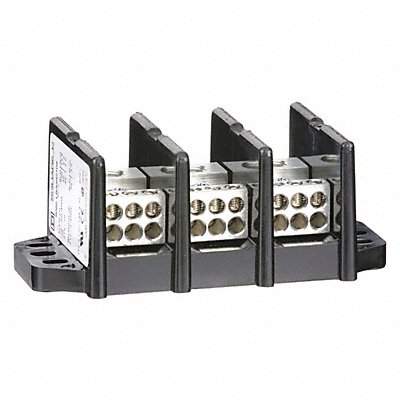 SQUARE D 9080LBA362106 Power Distribution Block Al/Cu 600V AC/DC
