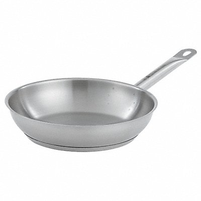 VOLLRATH 3812 Frying Pan 12 1/2 in Dia SS