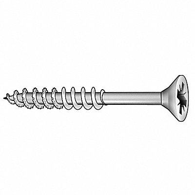 GRAINGER DKPBI060125G100BX Deck Screw #6 Steel 1 1/4 L PK100