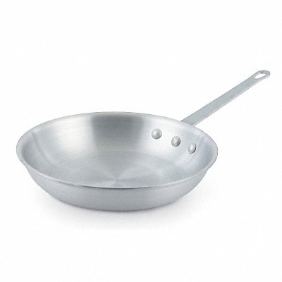 VOLLRATH 7008 Frying Pan 8 in Dia Aluminum