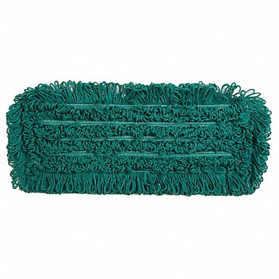 TOUGH GUY 6PVU6 Dust Mop Green Microfiber