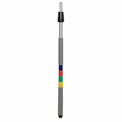 TOUGH GUY 6PVX3 Telescoping Pole 60 in L Silver