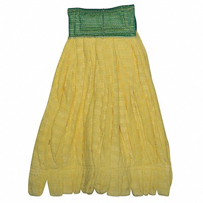TOUGH GUY 6PVY5 Wet Mop Yellow Microfiber