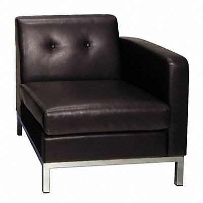 OFFICE STAR WST51RFE34 Wallstreet Chair Faux Leather Espresso