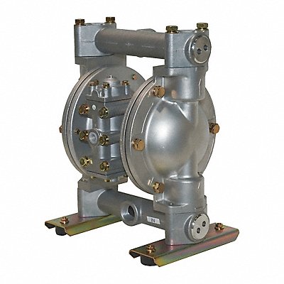DAYTON 3HJW9 Double Diaphram Pump FNPT TPV/316Stainless Steel 3/8 49gpm