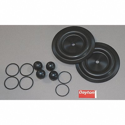 DAYTON 6PY70 Diaphragm Pump Repair Kit TPV For 3HJW8 3HJW8A