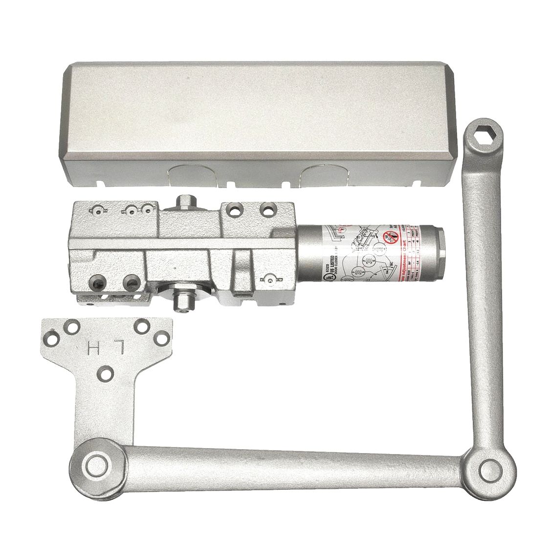 DORMAKABA QDC116R689LH Hold Open Extra Duty Arm Painted Alum LH